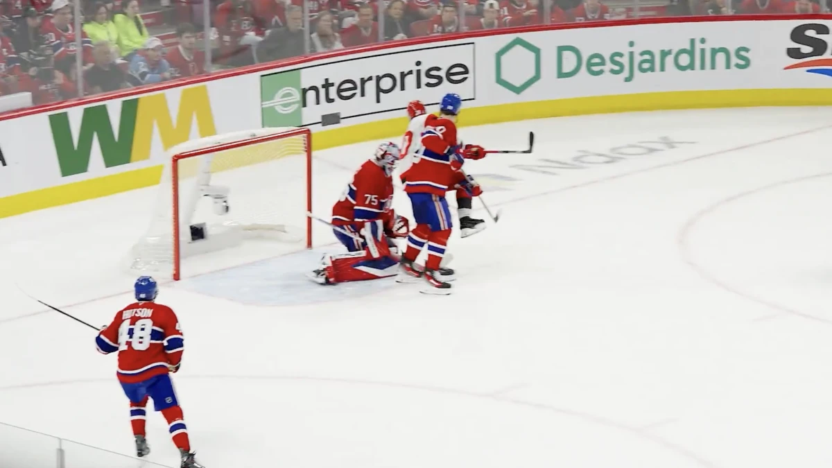 Goal scored by the Carolina Hurricanes in overtime against Jakub Dobes and the Montreal Canadiens live from the Bell Centre.