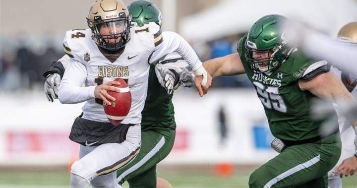 Winnipeg Blue Bombers sign former Manitoba Bisons QB Jackson Tachinski, 2 others - Winnipeg