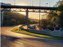 Crews do work on the Don Valley Parkway during the DVP spring closure the weekend of May 9-10, 2026. CITY OF TORONTO/FACEBOOK