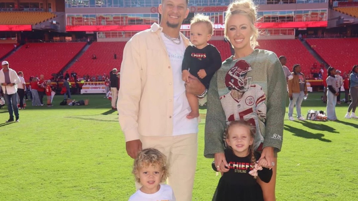 Brittany Mahomes reveals which of her kids already knows every NFL team