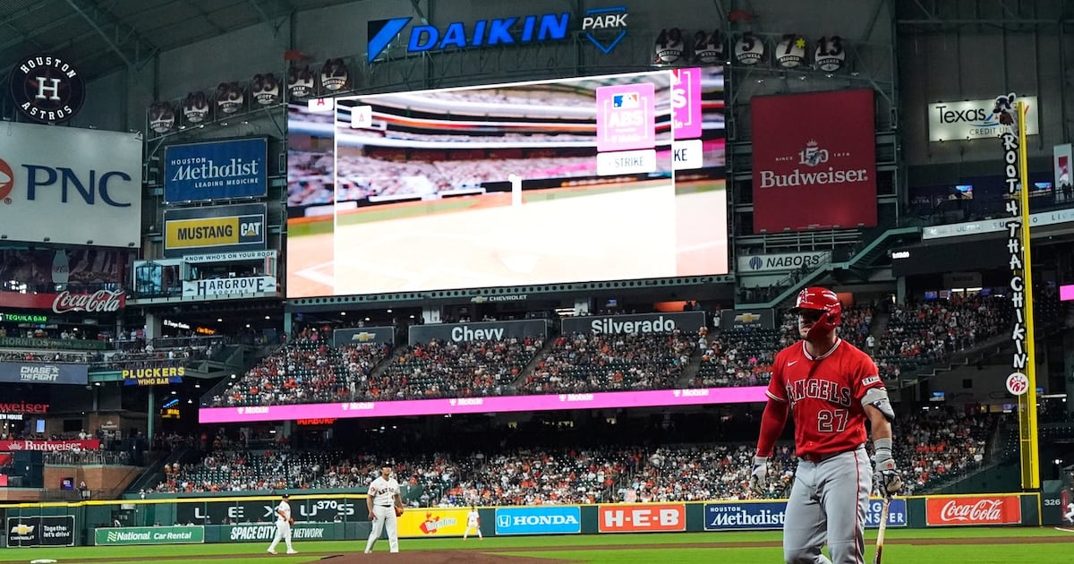 Walks and game time up, pitches in strike zone down through first full month of MLB's robot umpires