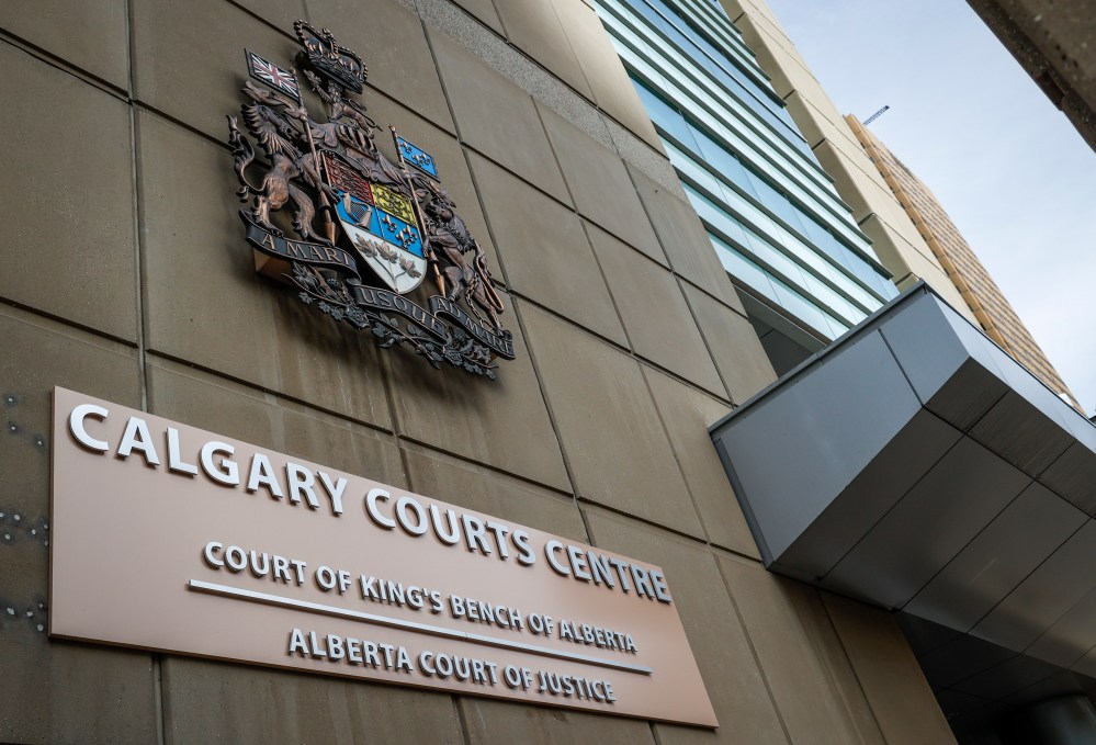 The Calgary Courts Centre pictured in Calgary, Monday, May 6, 2024.THE CANADIAN PRESS/Jeff McIntosh