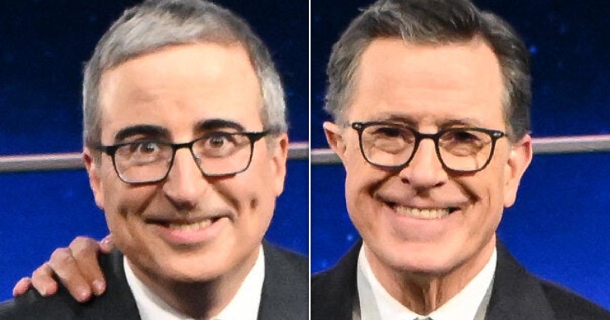John Oliver Salutes Stephen Colbert With The Most R-Rated Send-Off