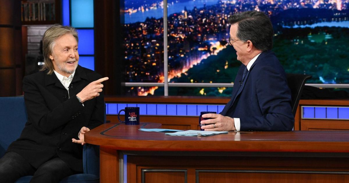 Stephen Colbert says goodbye to The Late Show with Paul McCartney - Toronto Star