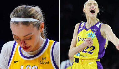 Cameron Brink bleeds for the second time during WNBA game