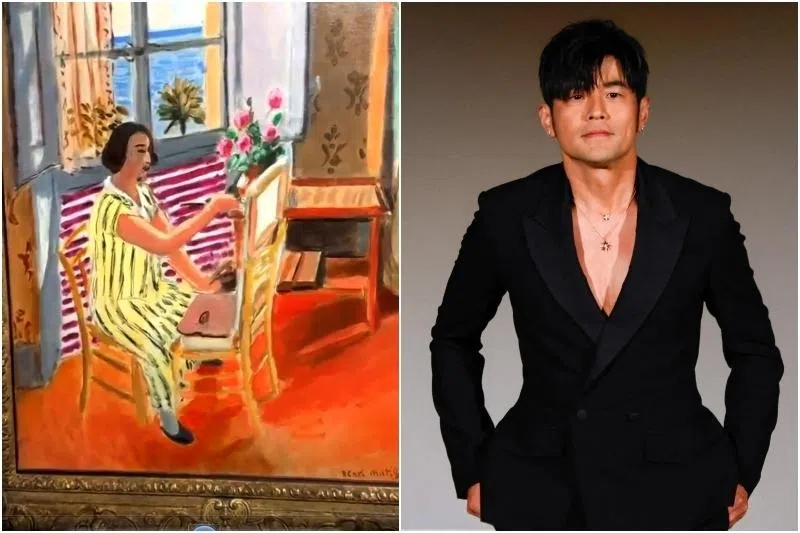 Jay Chou is believed to have spent S$25.6 million on the painting The Morning Session (left).
