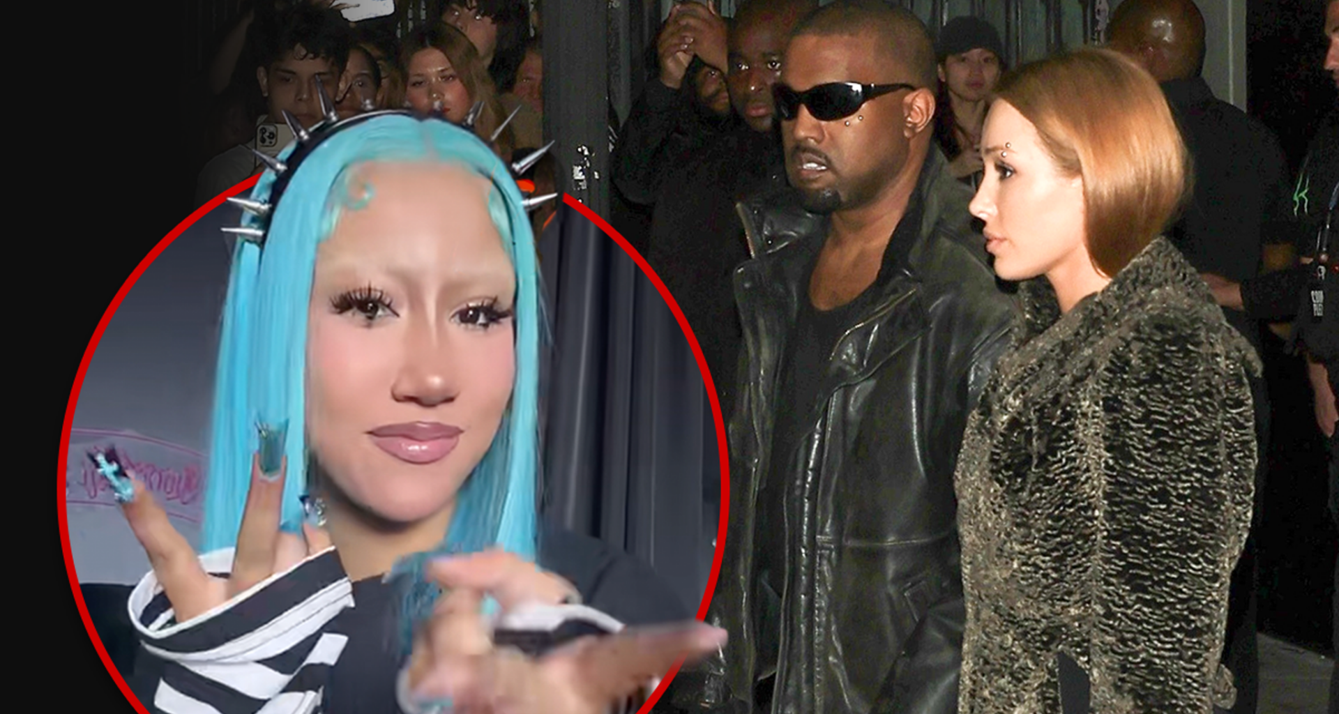 Kanye West and Bianca Censori Make Surprise Appearance at North West Pop-Up in L.A.