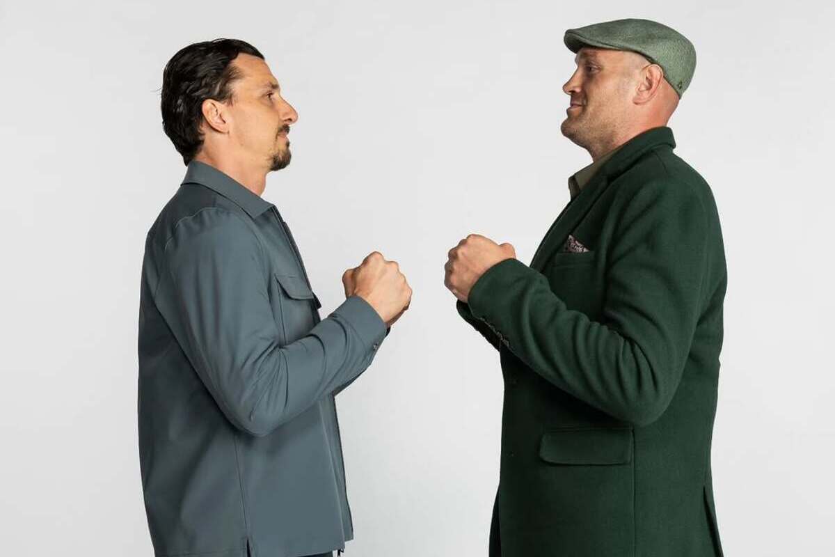 Zlatan Ibrahimovic and Tyson Fury (via Instagram)
