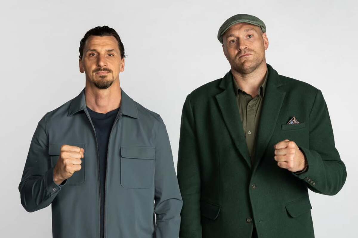 Zlatan Ibrahimovic and Tyson Fury (via Instagram)