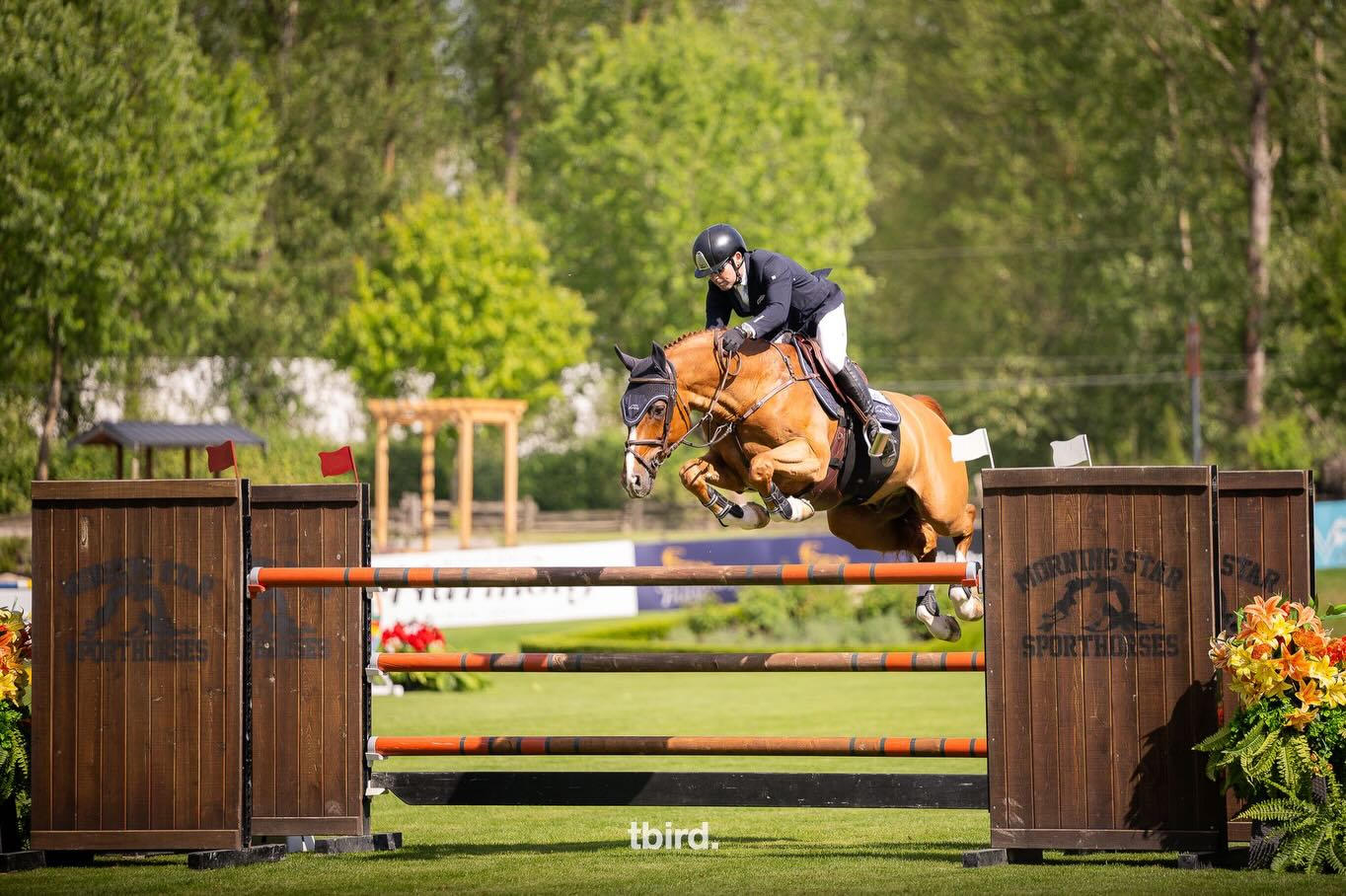 Conor Swail completed the one-two punch in Vancouver's CSI4* and CSI2* qualifiers