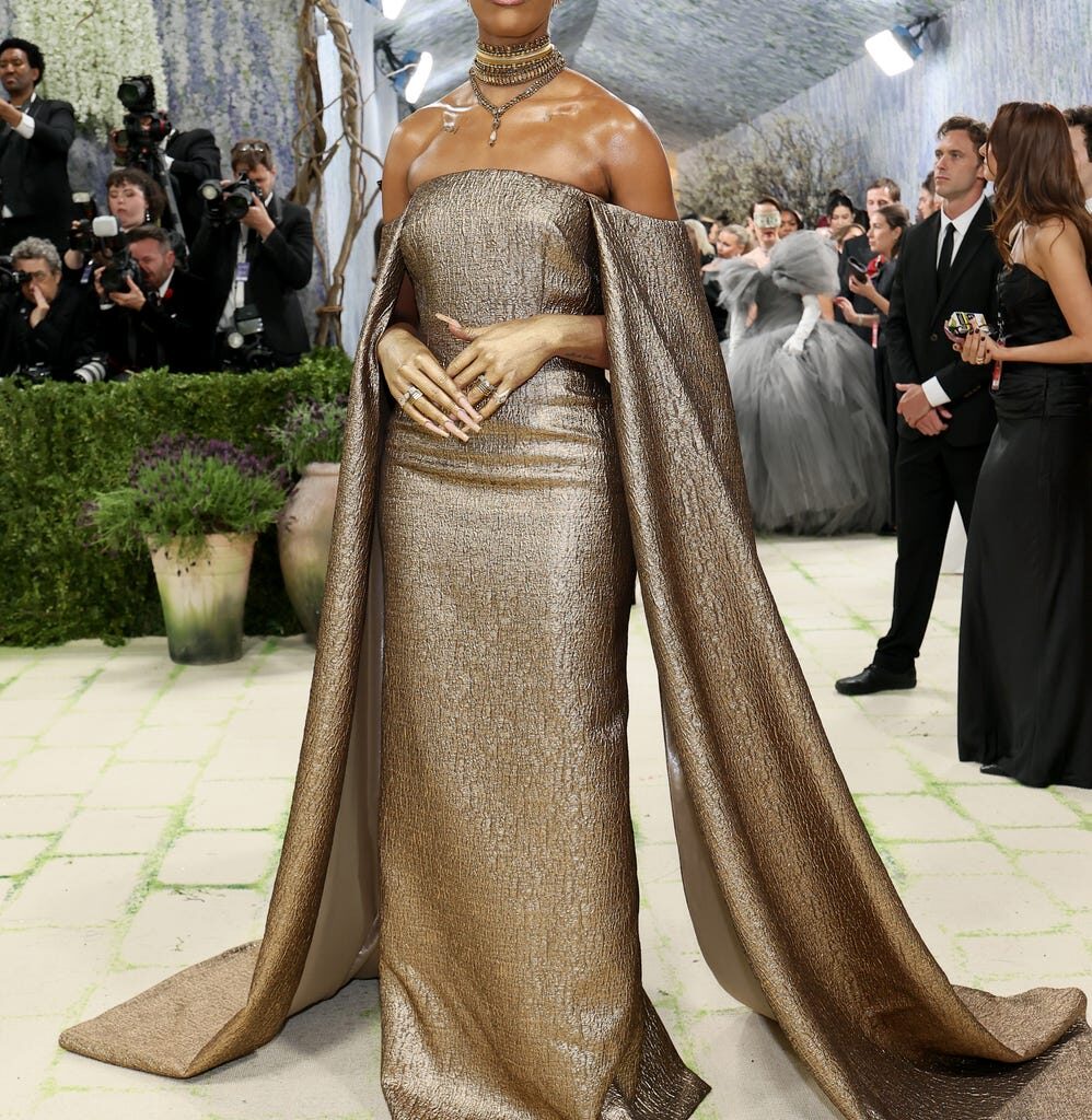 WNBA Star A’ja Wilson Looks Like a Goddess in a Metallic Prabal Gurung Gown at the 2026 Met Gala