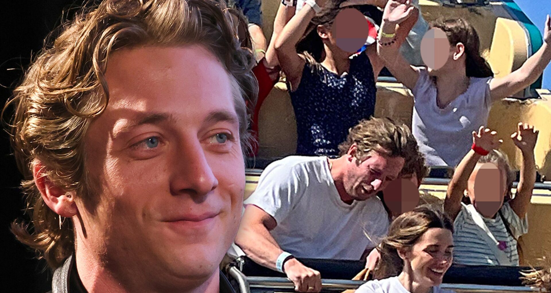Jeremy Allen White Takes Kids on Ride at L.A.-Area Fair