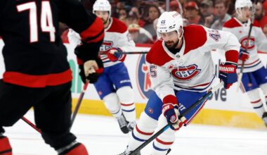 Montreal Canadiens jump out to big lead over Carolina Hurricanes in first period of Game 1