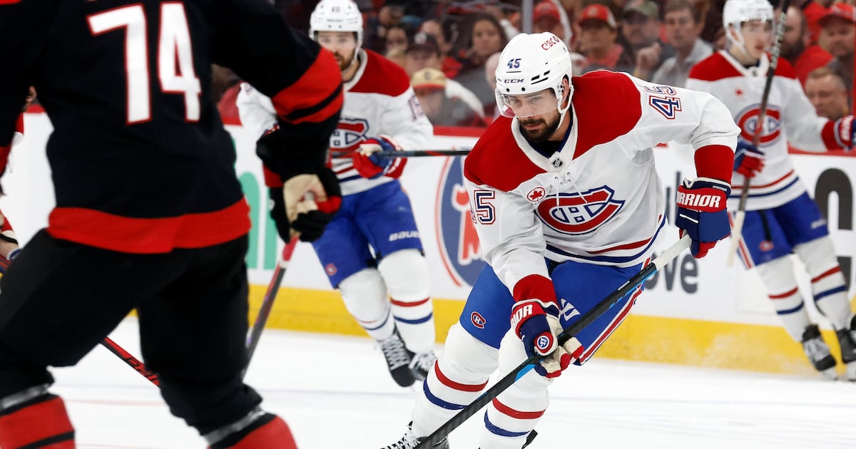 Montreal Canadiens jump out to big lead over Carolina Hurricanes in first period of Game 1