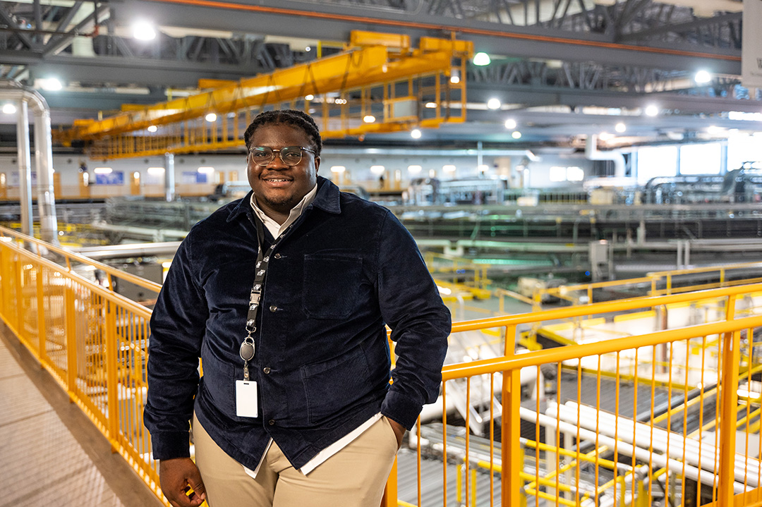 Osebi Daudu will be graduating with his Bachelor of Science (Honours) degree in Physics with a specialization in Materials Science, with a Certificate in Astronomy and a minor in Mathematics. (Matt Smith/University of Saskatchewan)