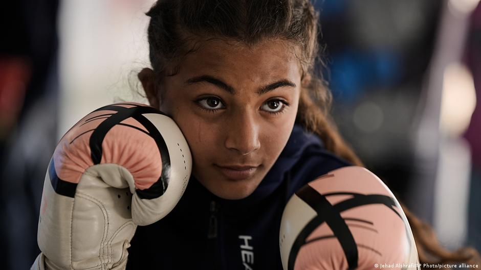Girls in Gaza box to cope with trauma, war and loss