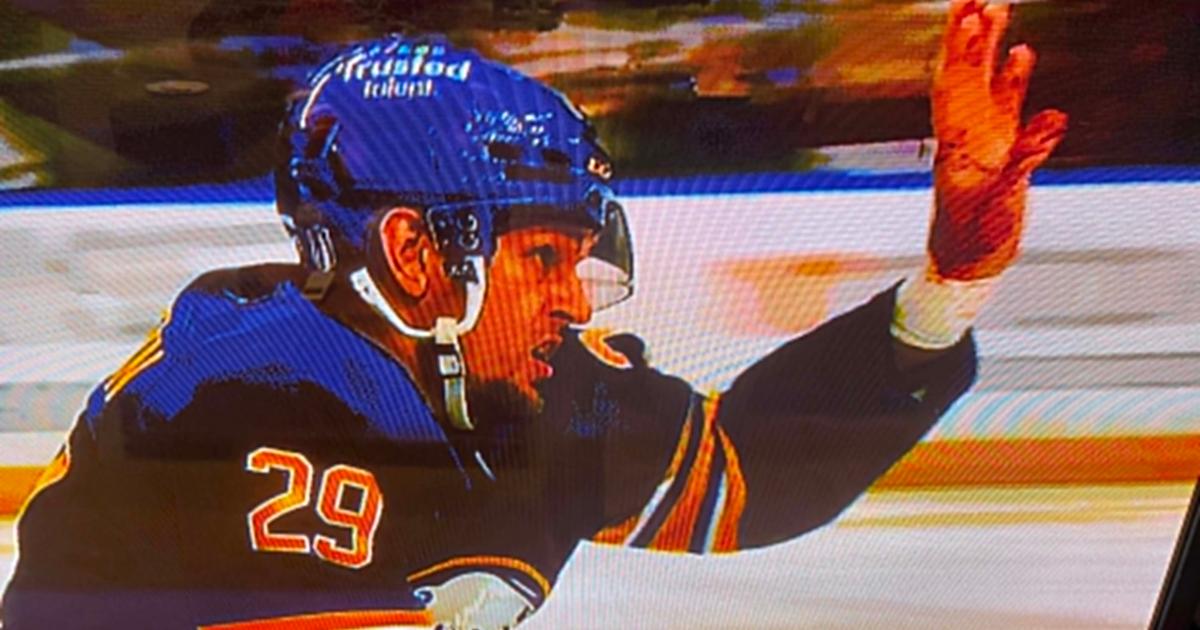 Bloody scene in Buffalo after massive hit on Ivan Demidov!