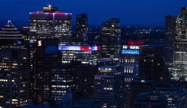 Bleu, blanc, rouge dominates skyline as Habs fever grips Montreal