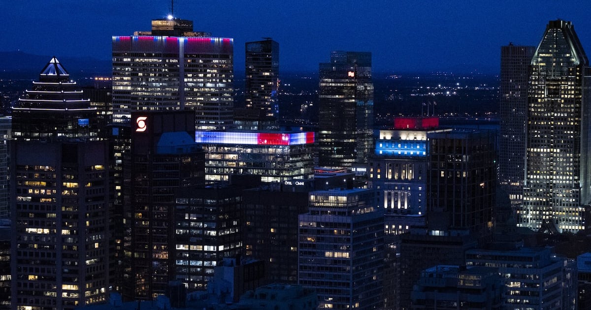Bleu, blanc, rouge dominates skyline as Habs fever grips Montreal
