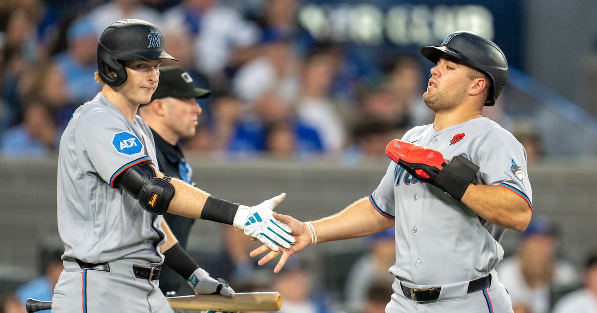 Sanoja, Stowers each lead as Miami Marlins beat Toronto Blue Jays for fourth straight win