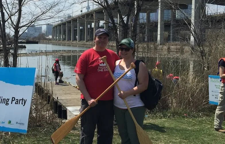 Brian Jackson, and his wife Cassandra Jowett, have participated in Paddle the Don multiple times.