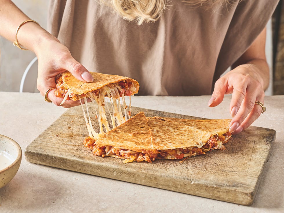 Prawn quesadillas prawn quesadillas with melted cheese and salsa by nutritionist emily english