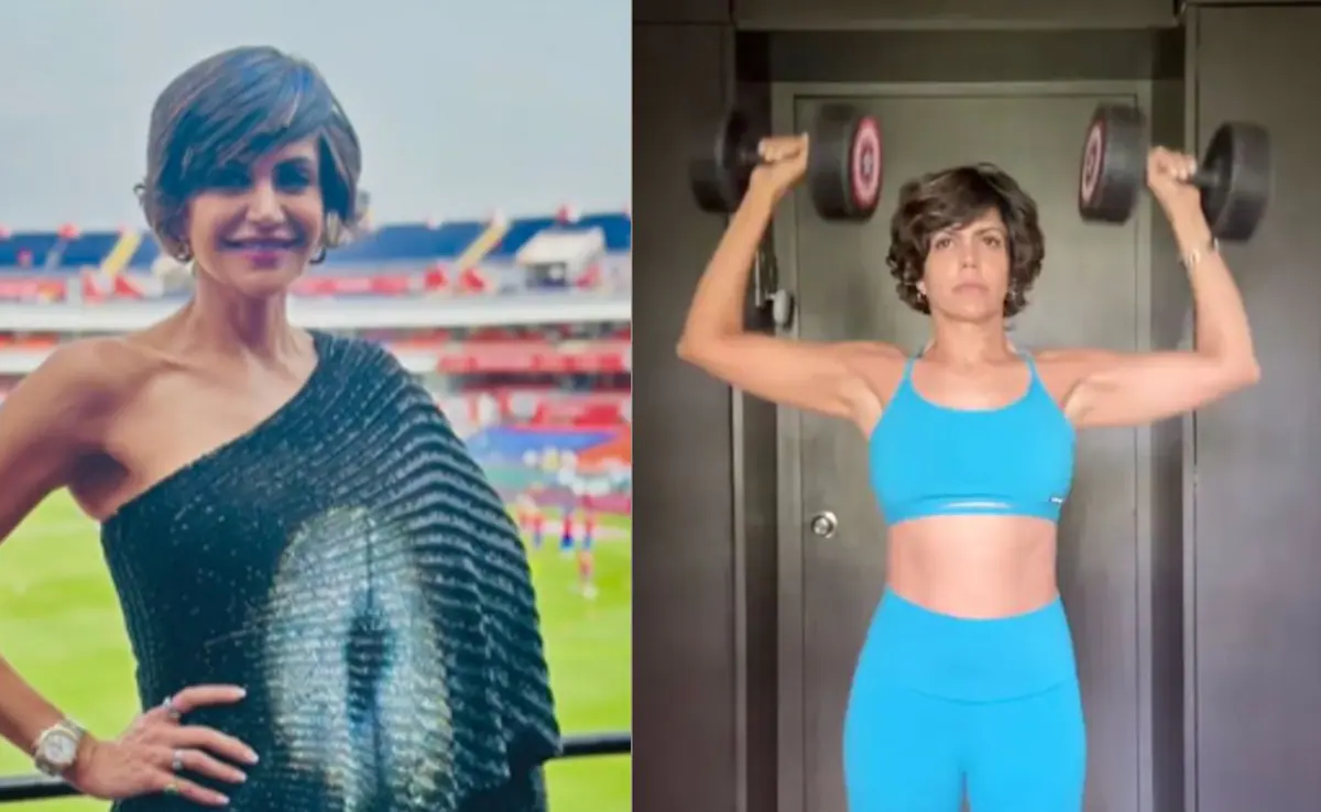 At 54, Mandira Bedi Shares Her Go-To "Shoulder Moves" For Toned, Strong Arms