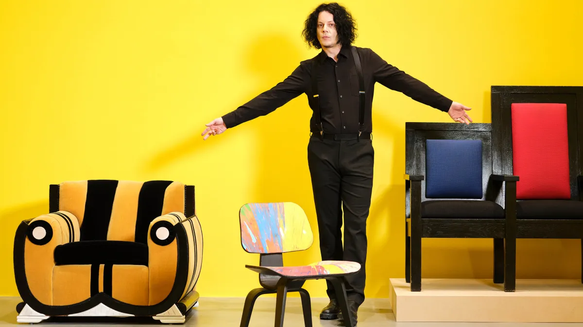 Seven Nation armchair! Why Jack White swapped a guitar for power tools