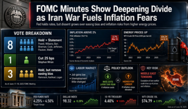 FOMC minutes show a Fed worried divided on the easing bias, increasingly worried about the Iran war’s impact on inflation - KITCO
