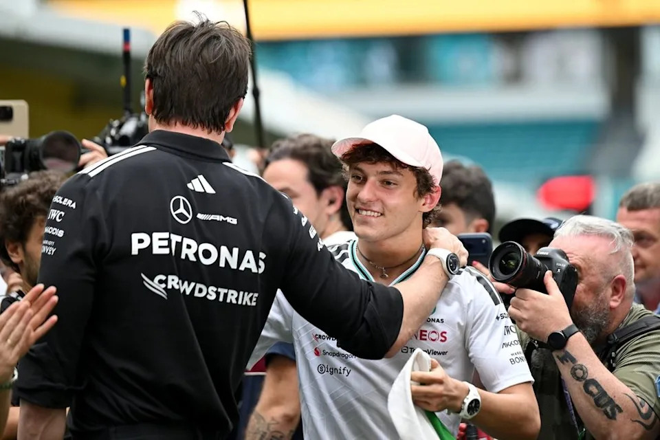 Andrea Kimi Antonelli, Mercedes, Toto Wolff, Mercedes