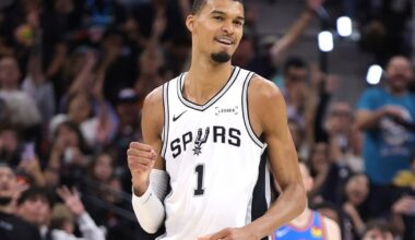 Wembanyama, Spurs rout Thunder in Game 4 to even series: Live updates and reaction from NBA playoffs