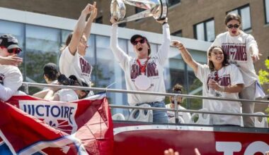 ‘So much love’: Montreal Victoire celebrate Walter Cup win with downtown parade - Montreal