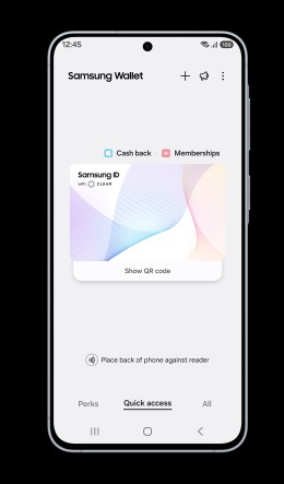 Samsung ID with CLEAR option in Samsung Wallet