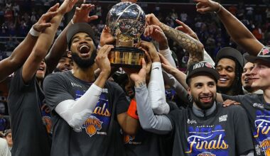 Dominant Knicks sweep sorry Cavaliers to make NBA Finals: Live updates, reaction