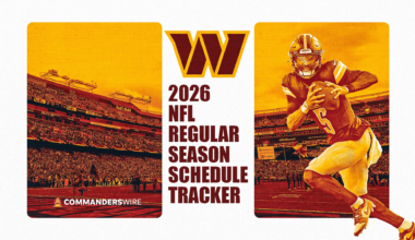 Washington Commanders: Tracking 2026 NFL schedule release news, rumors