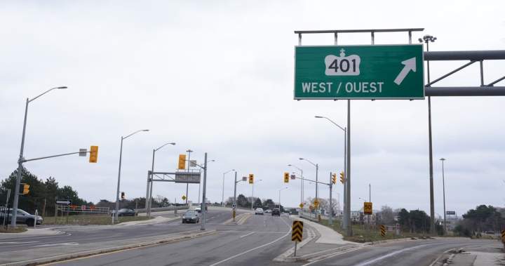 Midnight shooting on Highway 401 leaves one person with minor injuries: police