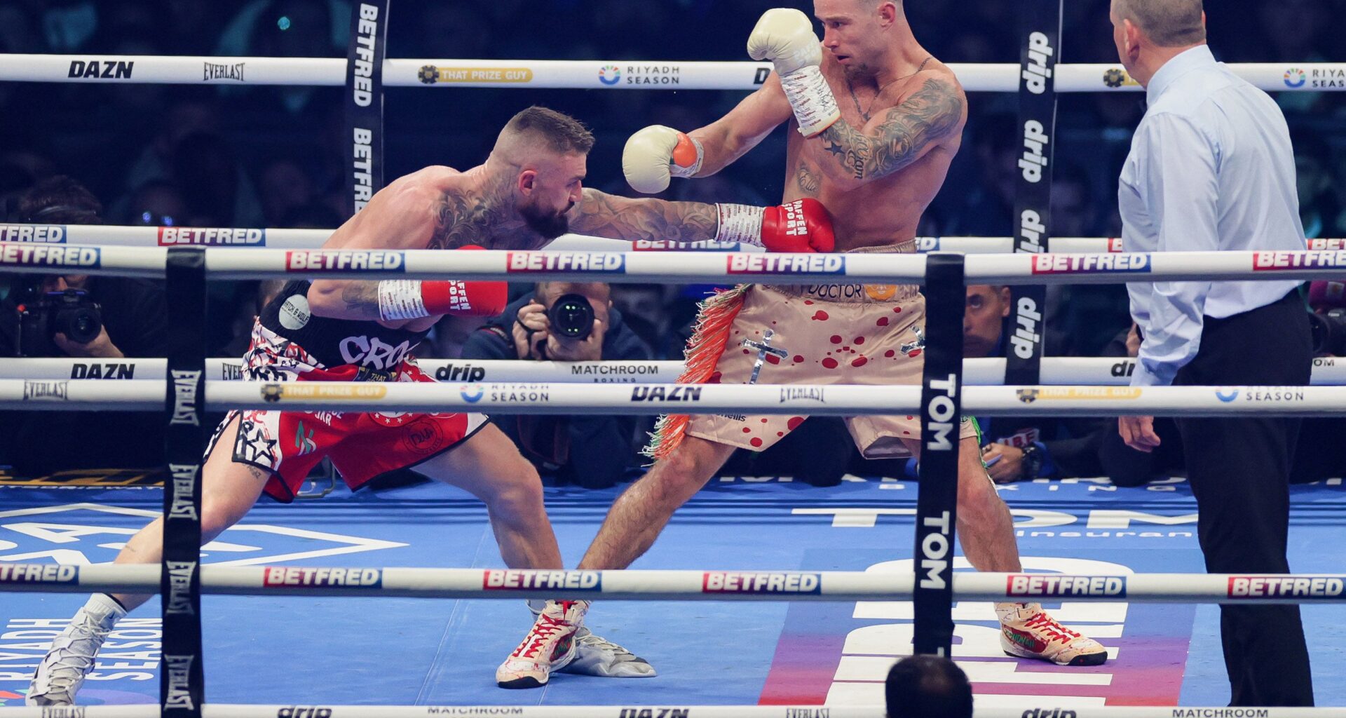 THIRD TIME LUCKY?: Donovan and Crocker in action last September in Windsor Park