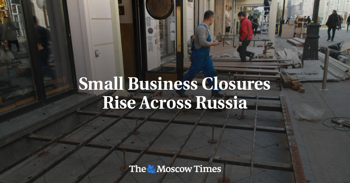 Small Business Closures Rise Across Russia