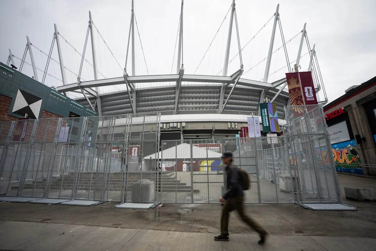 In the shadow of the BC Place, downtown Vancouver braces for World Cup