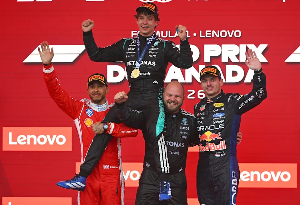 Kimi Antonelli claimed his fourth win in a row in Canada (Getty)