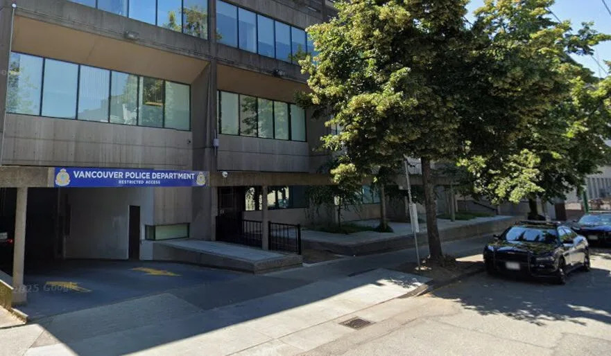 The Vancouver Police Department's pretrial detention facility, commonly called the VPD jail, is seen on East Cordova Street.