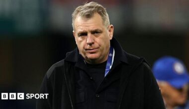 Chelsea co-owner Todd Boehly looks glum