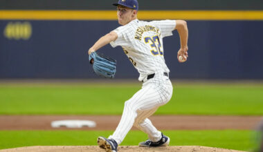 Brewers star pitcher makes MLB history Friday night against Yankees
