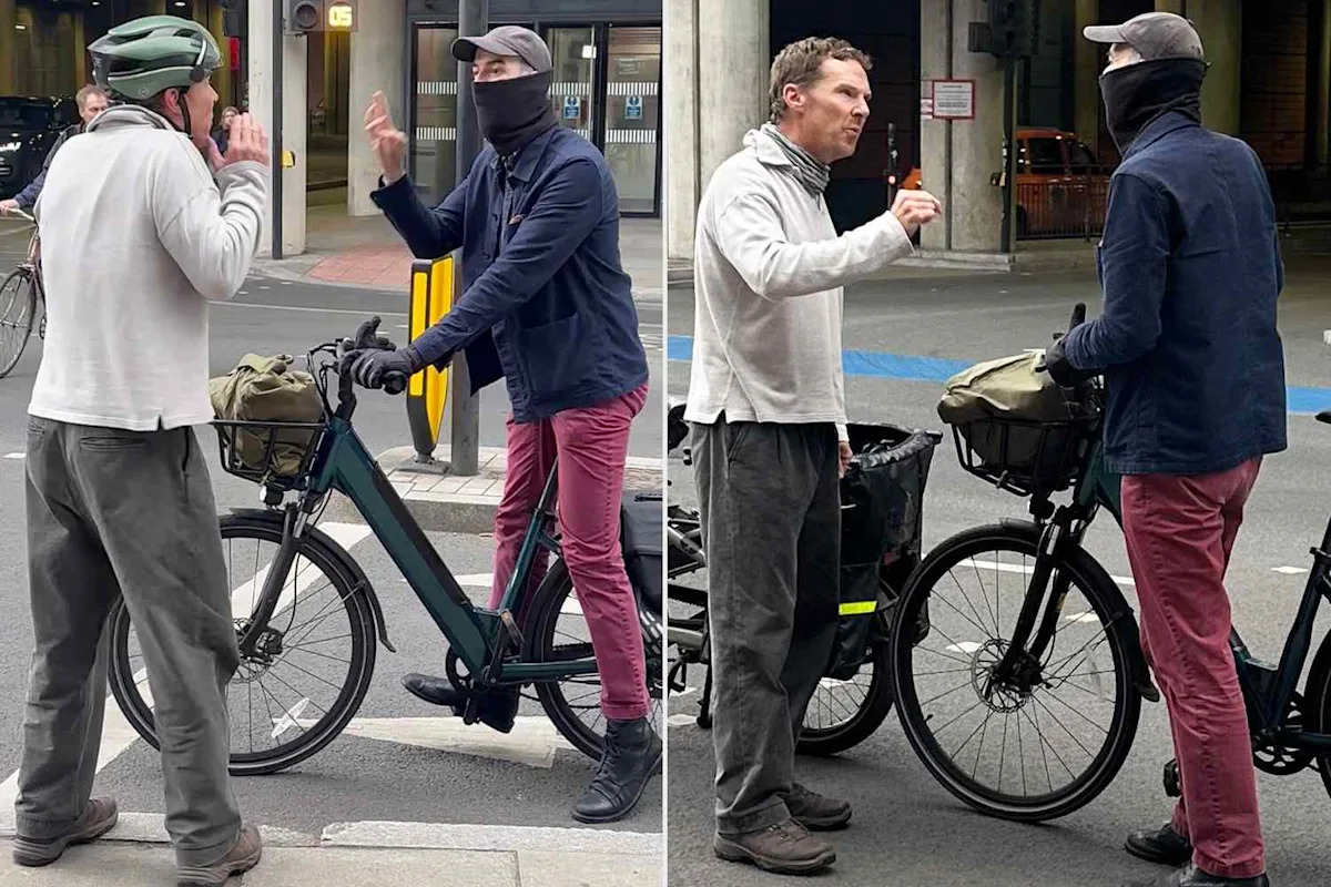 Benedict Cumberbatch Involved in Heated Exchange with Fellow Cyclist During Alleged Road Incident