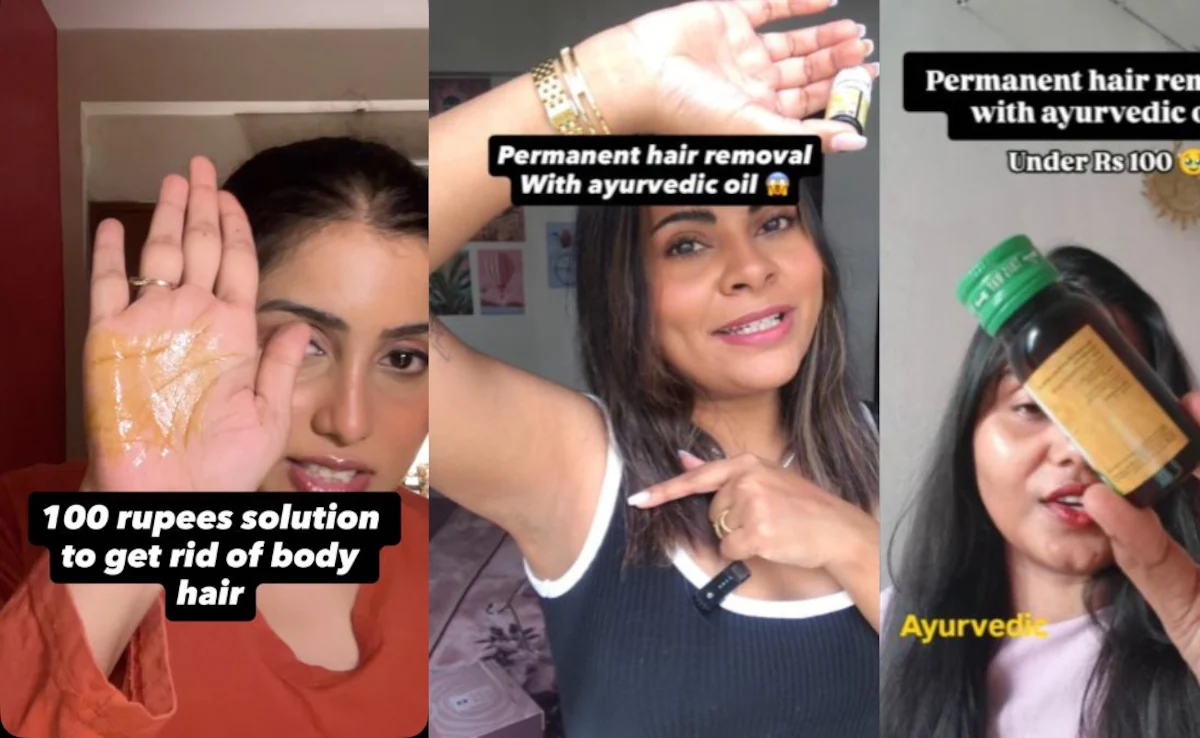 Why A Rs 150 Ayurvedic Oil Is Going Viral For "Natural" Hair Removal