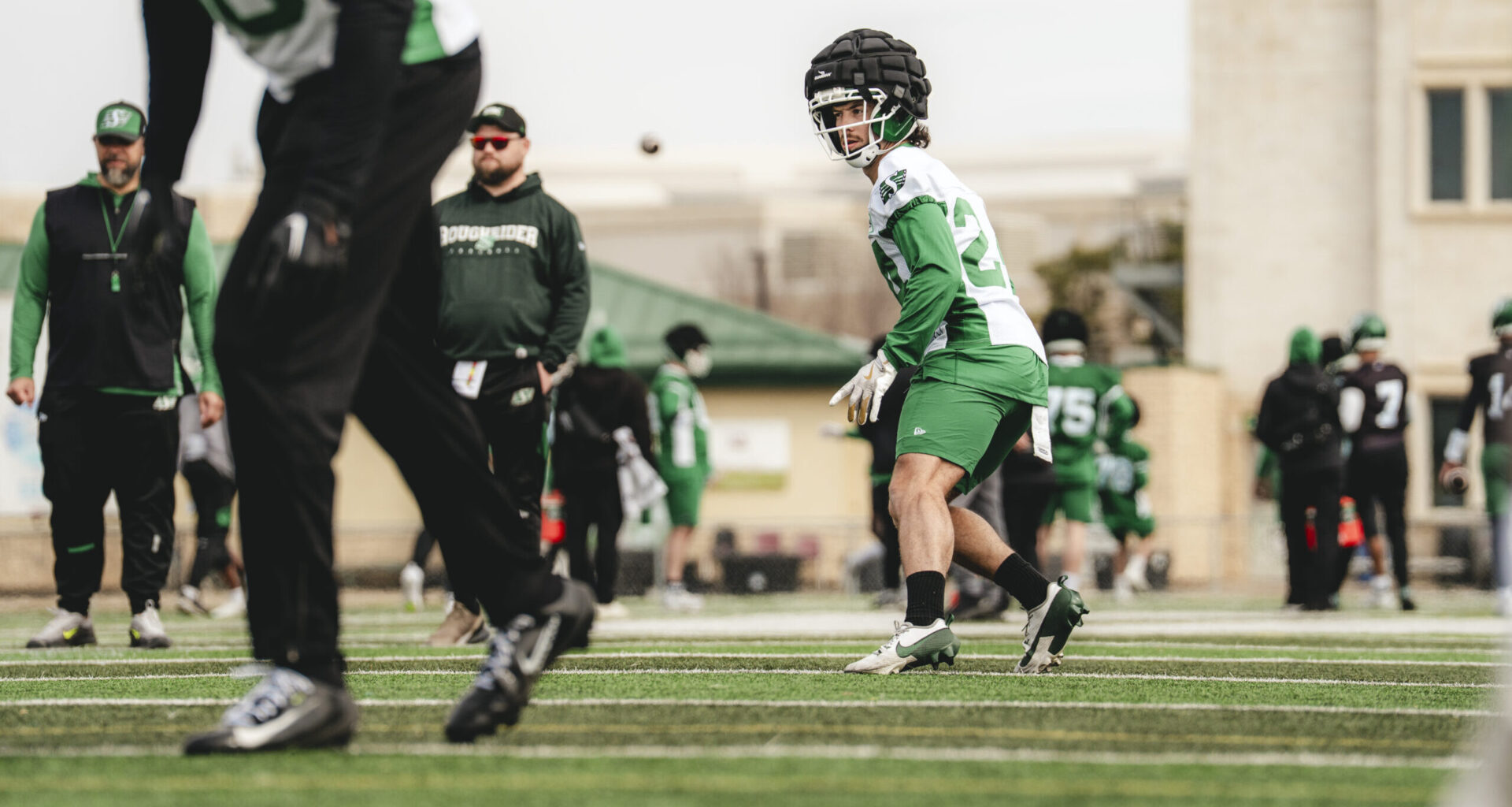 Sombach’s interception highlights Day 5 of training camp