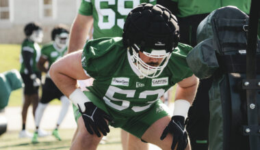 Black turns back the clock at Riders training camp
