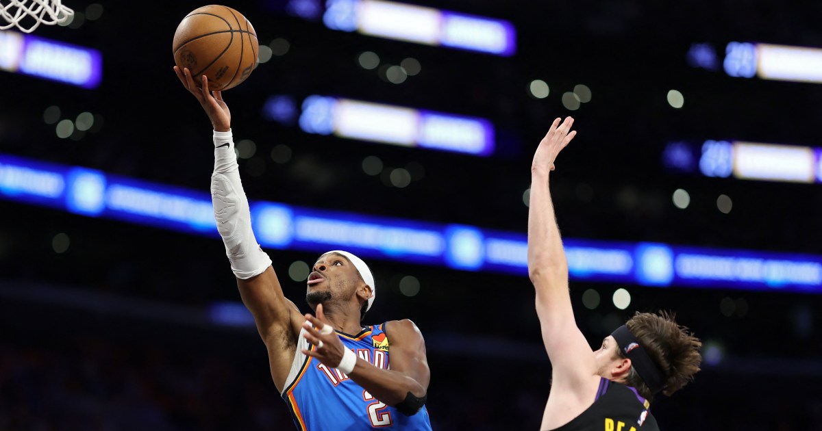Thunder outlasts Lakers in Game 4 to complete NBA playoff sweep | Basketball News