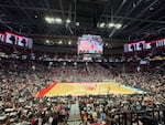 The Portland Fire play the team's first and only home preseason game in front of more than 13,500 fans on May 3, 2026 in Portland, Ore.