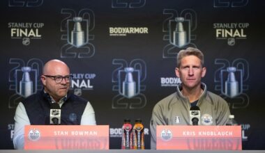 Oilers GM Bowman, coach Knoblauch lament on shortcomings